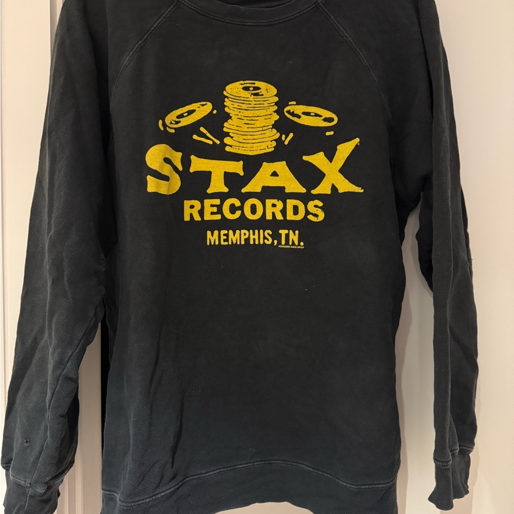 Vintage Black Stax Records Sweatshirt